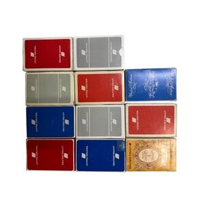Vintage United Airlines Playing Cards Lot 11 Decks